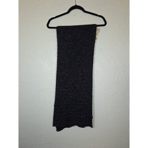 Chicos Knit Multi Use Wrap, Shawl, Cape Poncho Blue Metall Size One Size Boho - Picture 7 of 8